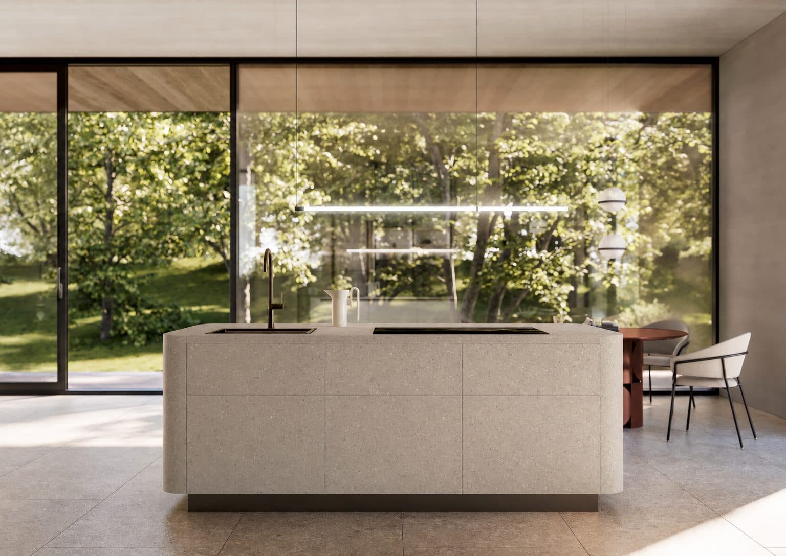 Effet terrazzo